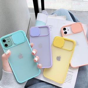 Camera Lens Protection Phone Case on For iPhone