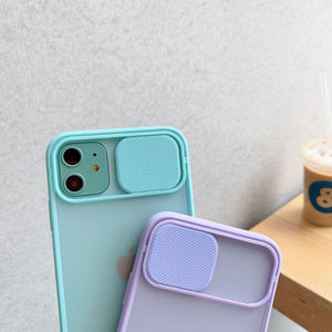 Camera Lens Protection Phone Case on For iPhone