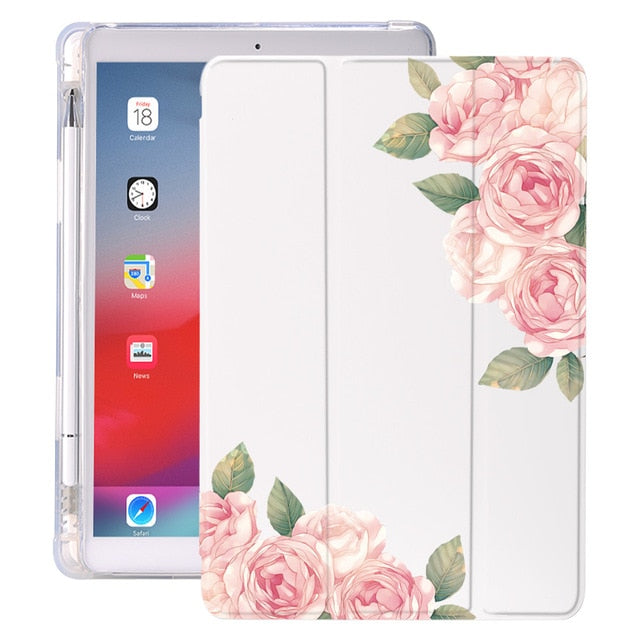Flower Leaves Luxury Case For iPad AIr