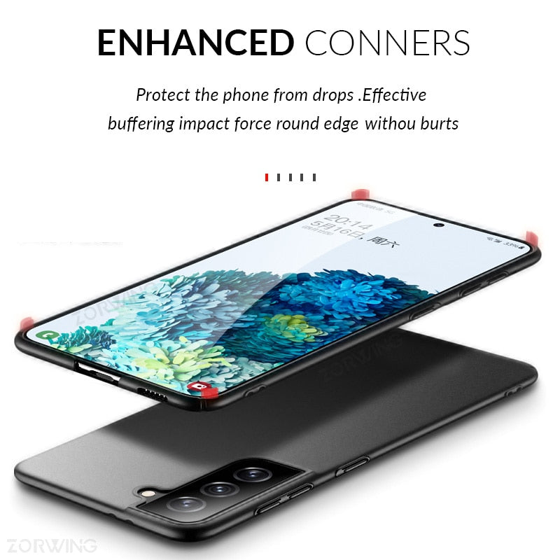 Slim & Matte Plastic Phone case for Samsung