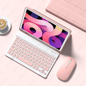Touchpad Mouse Keyboard Case For iPad