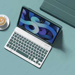 Touchpad Mouse Keyboard Case For iPad