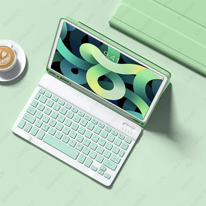 Touchpad Mouse Keyboard Case For iPad