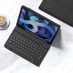Touchpad Mouse Keyboard Case For iPad