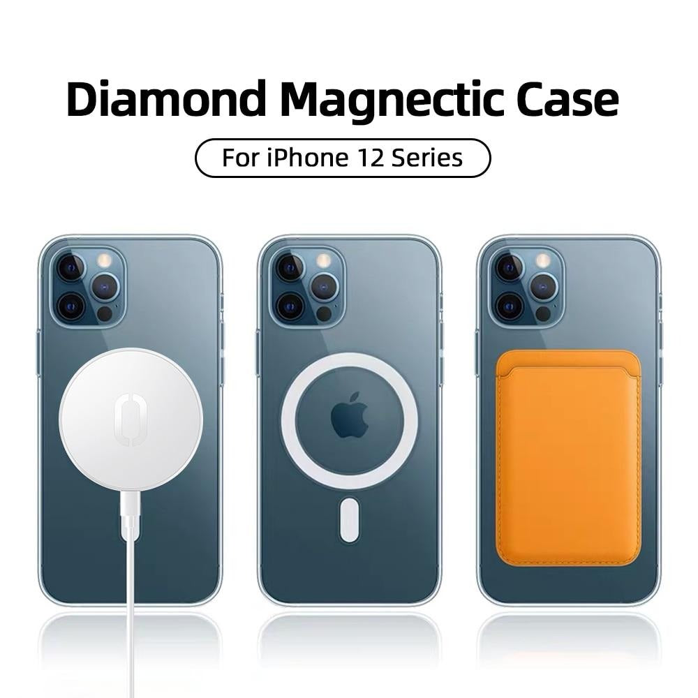 Clear Magnectic Phone Case For iPhone