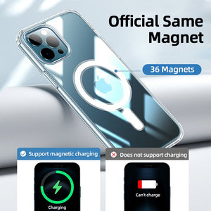 Clear Magnectic Phone Case For iPhone