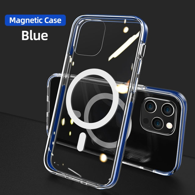 Clear Magnectic Phone Case For iPhone