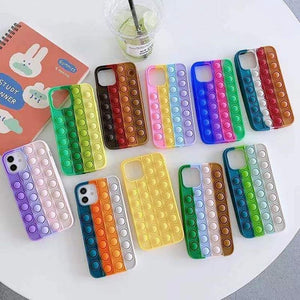 3D Rainbow Bubble Case For iphone
