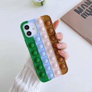 3D Rainbow Bubble Case For iphone
