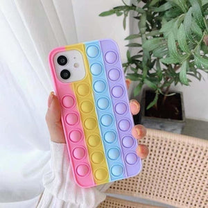 3D Rainbow Bubble Case For iphone