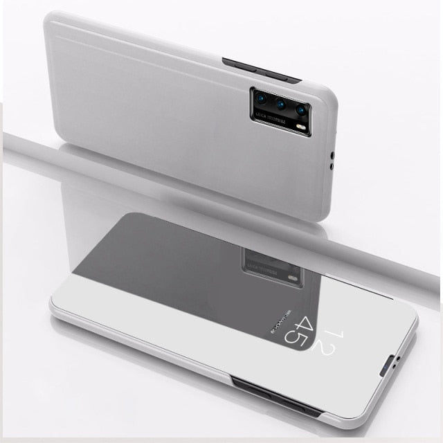 Smart Mirror Flip Phone Case For Huawei Honor