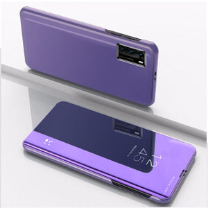 Smart Mirror Flip Phone Case For Huawei Honor