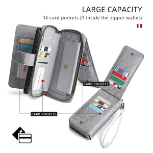 Wallet PU Leather Phone Case For Samsung