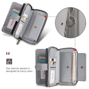 Wallet PU Leather Phone Case For Samsung
