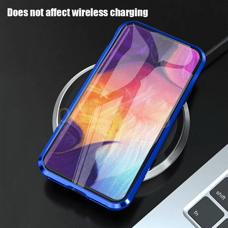 Double Sided Magnetic Metal Case For Samsung Galaxy